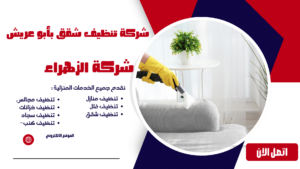 شركة تنظيف شقق بأبو عريش 